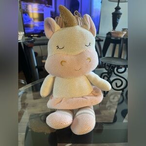 Kenzie Unicorn plush rattle stuffy